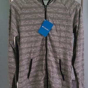 NWT Columbia gray full zip hoodie